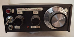 Portabler 40m QRP CW-Transceiver, Eigenbau