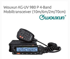 Wouxun KG-UV 980P 4-Band Mobiltransceiver