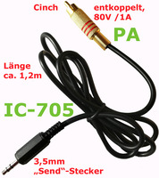 ICOM, YAESU, Kenwood, Xiegu, usw.  Mikrofonbuchsen- Adapter, auch IC 705/905...