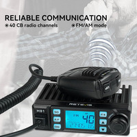 Retevis MB1 [A9274A] CB FUNK (Bürgerband-Radio) Mobil Funkgerät, AM/FM 40 Kanal