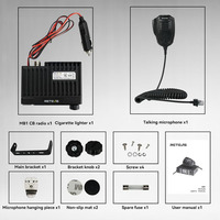 Retevis MB1 [A9274A] CB FUNK (Bürgerband-Radio) Mobil Funkgerät, AM/FM 40 Kanal