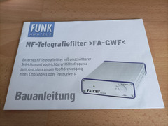 NF- Telegrafiefilter FA-CWF nach DJ3VY