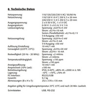 Biete ein Labornetzteil KA3305P, 2x 0-30V/5A, 1x 5V/3A, programmierbar