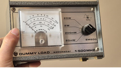 QRP Leistungsmessgerät 1-500MHz Dummyload ab 20 Milliwatt